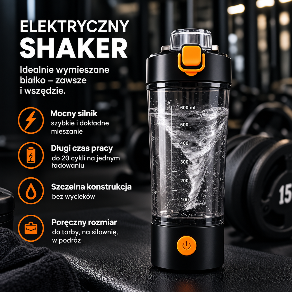 Elektryczny Shaker Do Mieszania Białka